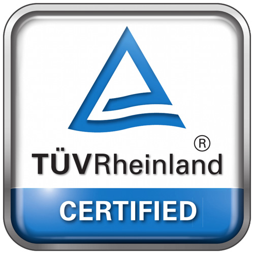 TÜV Rheinland Certified